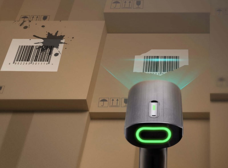 008PG国际扫描枪精准识别破损条码